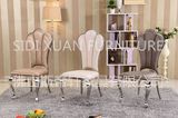 Soft PU / Leather and Stainless Steel Dining Chair Home Hotel Furniture (CY083)