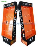 POS Floor Display, Cardboard Pop Display with Hook
