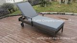 Adjustable Sun Lounger/Rattan Garden Furniture/Rattan Chaise Lounge