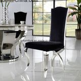 Snake Shape Legs Stainless Steel Dining Chair