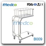 Hot Sale! Movable Hospital Stainless Steel New Born Baby Cot Crib