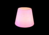 PE Plastic Glowing RGB Color Changing LED Coffee Table