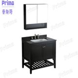 Classic Hotel Bathroom Vanity/ American Wooden Bathroom Cabinet