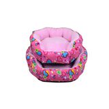 Comfortable Warm Pet Bed Printing Canvas Pet Bed