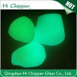 Garden Decoration Glow Colored Glass Stone