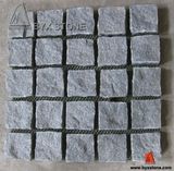 G654 Natural Spit Granite Cobblestone for Paving
