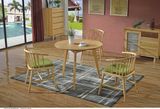 Leisure Outdoor Tripod Small Round Wooden Table