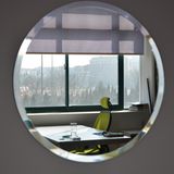 4mm 5mm 6mm Round Frameless Decorative Bathroom Shower Enclosure Cosmetic Wall Mirror