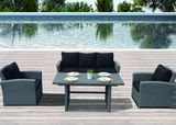 Outdoor Patio Rattan Garden Kd Lounge Outdoor Home Hotel Office Sofa (J563-KD)