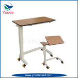 Hospital Medical Furniture Turnable Over Bed Table for Medical Equipment
