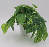 Home Decoration Artificial Plant Bonsai Philodendron Leaves