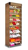 High Quality Durable Fabric Shoe Cabinet with Metallic Tube