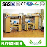 Popular Student Dormitory Bunk Bed with Cabinet (BD-09)