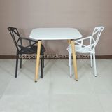 Konstantin Grcic Cafe Restaurant Table with Wooden Leg and Chair (SP-CT346)