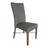 Wood Finished Metal Hotel Restaurant Dining Chair (JY-R55)