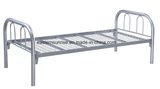 2017 Cheap Customized School Furniture Steel Frame Metal Single Bed