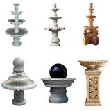 Marble Stone Carving Sculpture for Outdoor Garden Ball Fountain/Garden Stone Sculpture