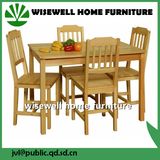 Solid Pine Wood Furniture Dining Set (W-1-2)