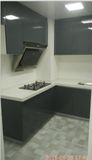 Kitchen Cabinet Gray Color Lacquer Finish High Gloss Yb-16005