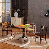 Distinctive Square Restaurant Table with Metal Leg and Wood Chair (SP-CT813)