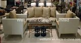 4PC Living Room Sofa Set/White Sofa/Rattan Furniture/Wicker Furniture