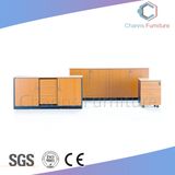 Affordable Price Classical Design Low Cabinet Office Furniture Wooden Bookcase (CAS-FC1803)