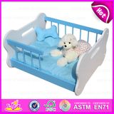 2015 Colorful Luxury Wooden Large Dog Bed, Comfortable Wooden Large Dog Bed, Hot Sale Fashionable Dog Product Pet Bed W06f005b