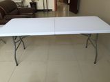 Heavy Duty Plastic Folding in Half Table