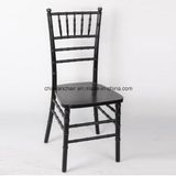 Black Solid Wood Wedding Chiavari Ballroom Chair