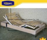 Home Furniture European Style Birch Wood Slat Adjustable Bed Electric Bed
