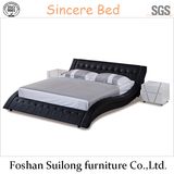 American Modern Style Leather Bed