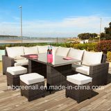 8 Seater Rattan Garden Patio Corner Dining Outdoor Furniture