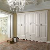 Bedroom Furniture Wood 4 Door Wardrobe with Modern Design