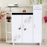 3 Drawers Contemporary MDF Customized Wooden Shoes Cabinet (FS-S006)