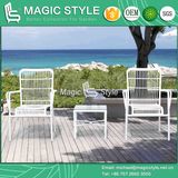 Round Wicker Dining Chair Patio Stackable Chair Outdoor Dining Chair (Magic Style)