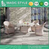 Rattan Chair Garden Furniture P. E Wicker Dining Set Chair Dining Table Wicker Dining Table Round Table Outdoor Dining Chair