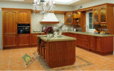 Oak Solid Wood Kitchen Cabinet Manufacturer (zs-288)