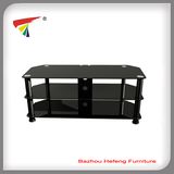 Modern Black Glass TV Stand TV006