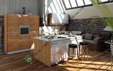 2015 Modern UV MDF Kitchen Cabinet (ZS-123)