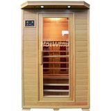 2 People Sek-B2 Fir Infrared Sauna Cabin Wood Sauna Room
