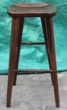 Classic Restaurant Leisure Dining Coffee Ash Wooden Bar Chairs Stools
