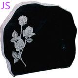 Popular Style Premium Black Granite Tombstone for Memorials