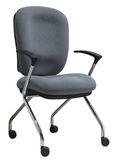 Hot Selling High Back Conference Room Waitting Room Office Chair with Wheels