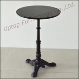 Antique Style Black Cast Iron Cafe Round Dining Table (SP-RT104)