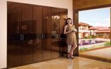 Simple Portable Fabric Storage Cabinet Bedroom Furniture Wardrobe (zy-038)
