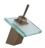 Flg Glass Waterfall Bathroom/Kitchen/Sanitary Ware Faucet