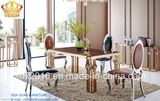 High Gloss Modern Marble Top Dining Table for Home Furniture