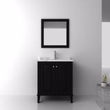 Home Furniture Vanity MDF Bathroom Cabinet with Mirror and Basin