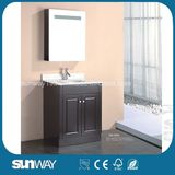 Floor Mounted MDF Bathroom Furniture with Mirror Cabinet