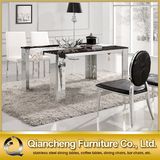 Artifical Marble Stainless Steel Dining Table for Dining Room Furniture